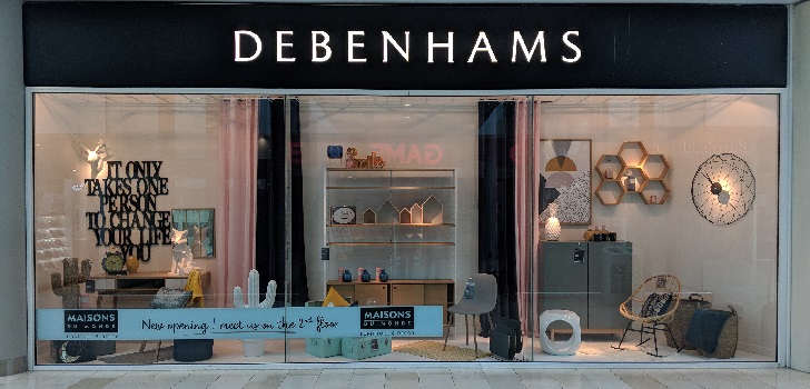 Debenhams requests a five-month rent holiday from its landlords   