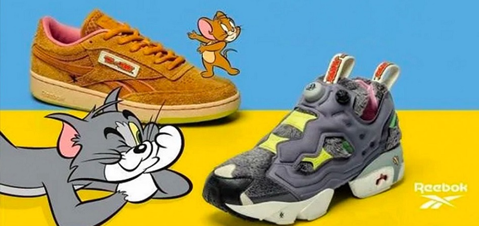 Tom and Jerry capture Reebok