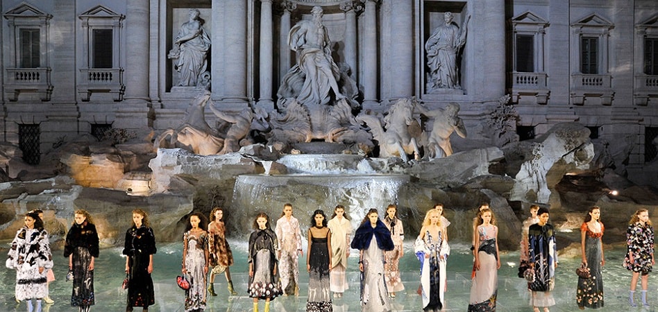 Fendi, art preserver: restores Roman fountains