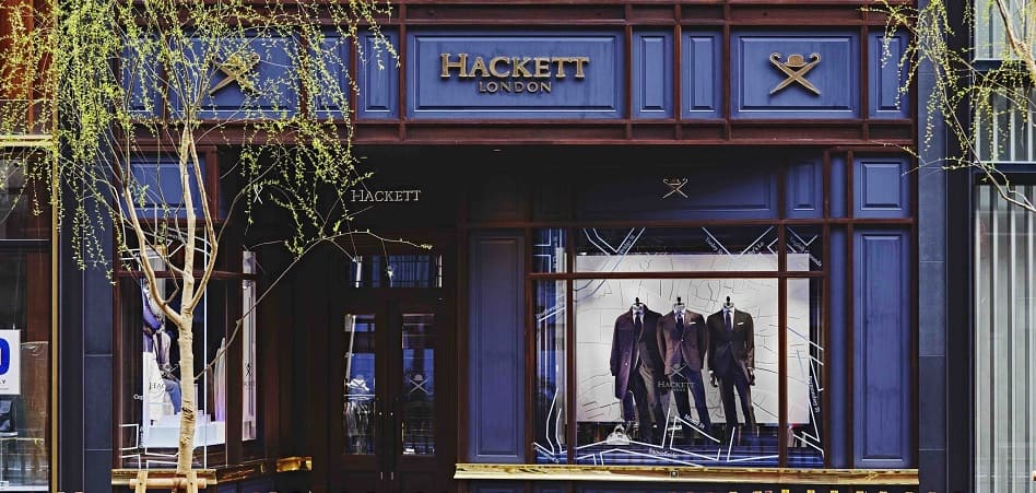 Hackett conquers the mecca of tailoring 